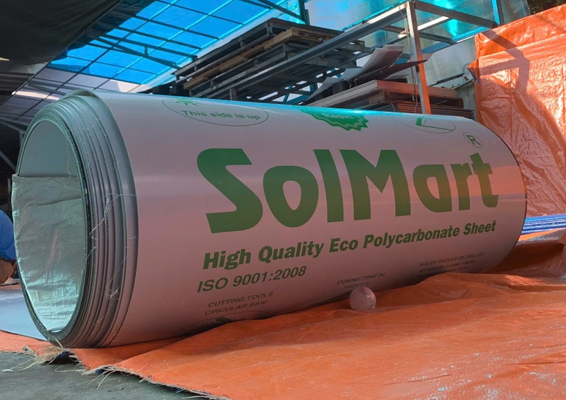 Tam lop lay sang polycarbonate solmart 3 1 Tấm lợp lấy sáng polycarbonate SolMart 3