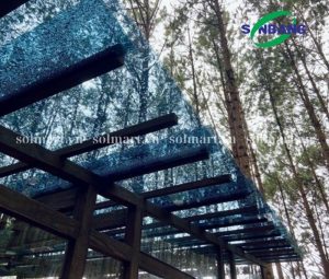 mai che bang tam poly dac 3mm SolMart mau khoi Tấm poly đặc 3mm SolMart chính hãng chống UV