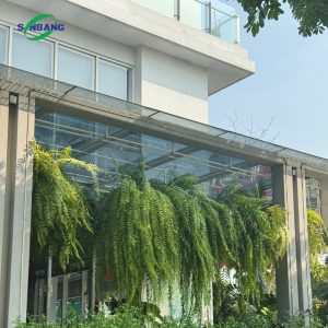 Mẫu mái che polycarbonate solmart