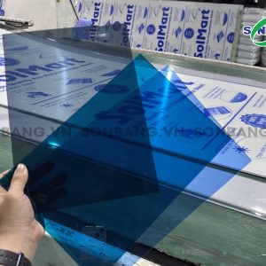 Polycarbonate solmart được sản xuất từ nhà máy của công ty Sơn Băng