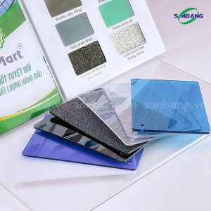 tấm lợp lấy sáng polycarbonate đặc 3mm Solmart