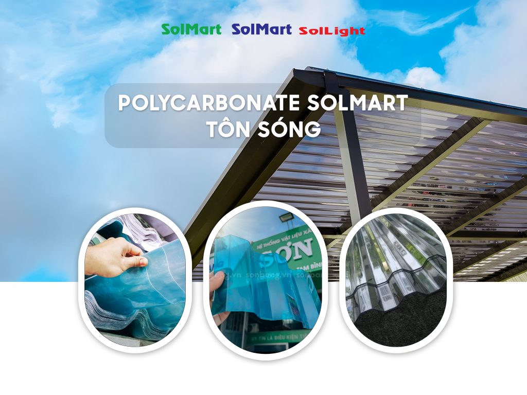 tôn nhựa polycarbonate tôn sóng