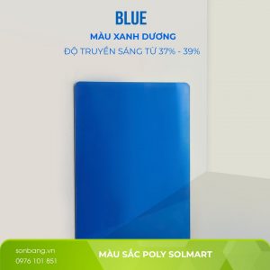 Polycarbonate màu xanh dương