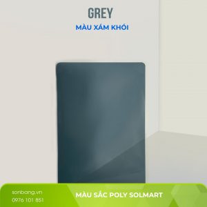 Tấm Polycarbonate xám khói 