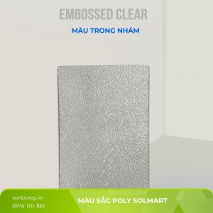 Tấm Polycarbonate trong nhám 