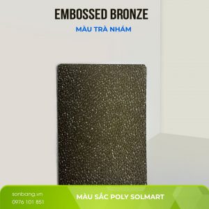 Tấm Polycarbonate màu trà nhám