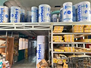 Một góc kho Poly SolMart tại Sơn Băng 