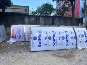 Tấm Poly SolMart do Sơn Băng cung cấp được ứng dụng làm biển quảng cáo 