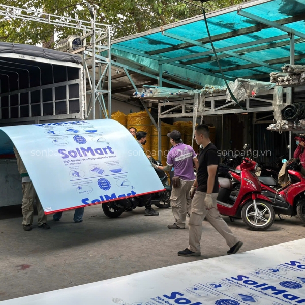 Vận chuyển Poly SolMart rỗng tại kho