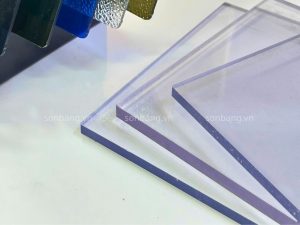 Tấm Poly chất lượng có độ trong suốt cao