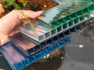 Tam Polycarbonate rong 7 Tấm Polycarbonate rỗng SolMart
