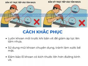 Cách khắc phục khi không khoan mồi khi thi công