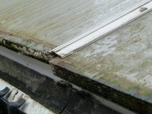 Ve sinh va bao duong mai che Poly 1 Mái che Poly không được vệ sinh thường xuyên gây mất thẩm mỹ