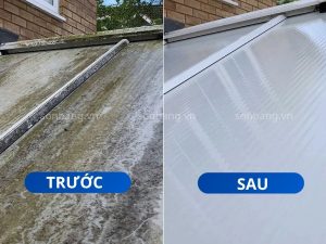 Vệ sinh và bảo dưỡng mái che Poly 4