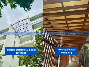  Mái Poly của 2 trường đại học 