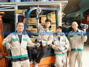 Đội ngũ nhân sự kho tại Sơn Băng 