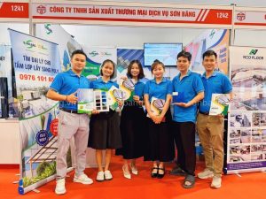 trien lam Vietbuild Ho chi minh 5 Nhân viên Sơn Băng tại triển lãm Vietbuild Hồ Chí Minh lần 1 2025