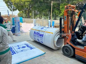 Tấm Poly SolMart 7 tại kho