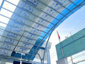 Mái vòm Poly tại trường Đại học Nguyễn Tất Thành 