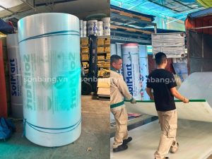 Cuộn Poly rỗng SolMart thực tế và vận chuyển tại kho 