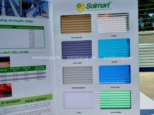 Bảng màu Poly rỗng thương hiệu SolMart 
