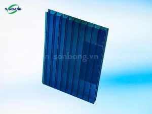 Tấm Poly rỗng màu xanh Blue thương hiệu SolMart 