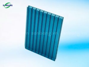 Tấm Poly rỗng màu xanh ngọc (xanh Tosca) thương hiệu SolMart 