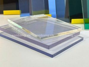 Tấm Polycarbonate đặc trong suốt 10mm