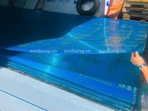 Tấm Poly rỗng Twinlite màu xanh Blue độ dày 10mm 