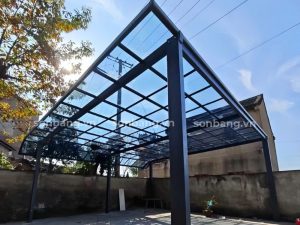Mẫu mái che Polycarbonate đẹp 