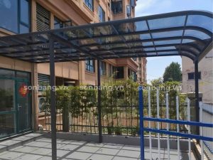 Mái che Poly cho hiên nhà biệt thự, nhà phố