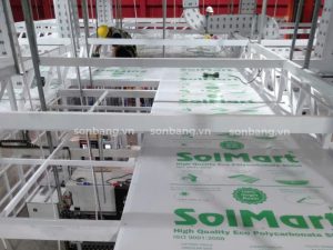 Vách ngăn Poly Solmart 3 màu trong suốt