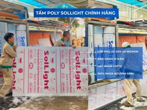 Một số thông tin về tấm Poly SolLight